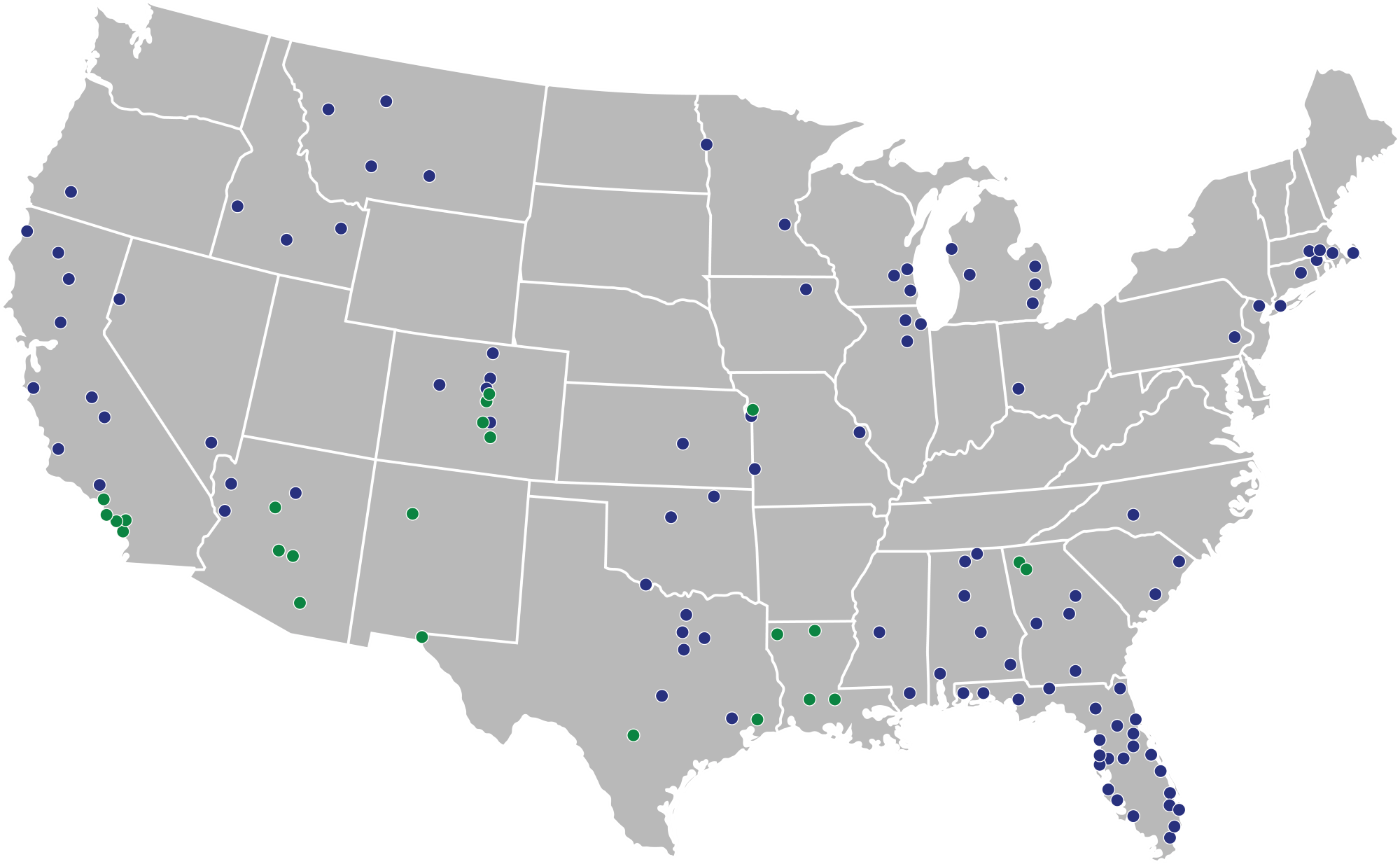 Locations Map